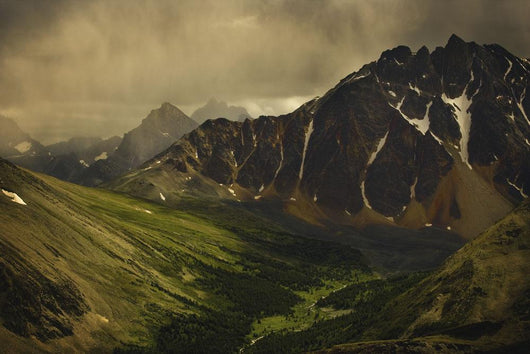Storm Clouds In Valley Wall Mural