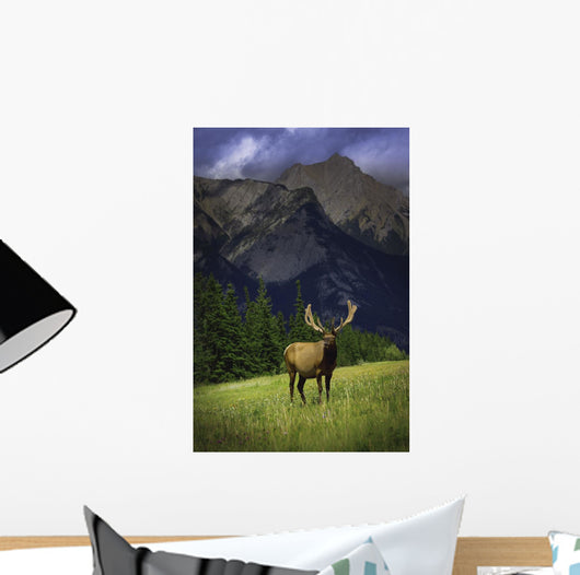 Wildlife In The Mountains Wall Mural