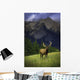 Wildlife In The Mountains Wall Mural