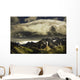 Patches Of Light Above Mountain Range Wall Mural