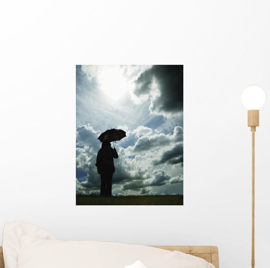 Outside In The Storm Wall Mural