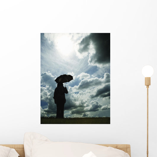 Outside In The Storm Wall Mural