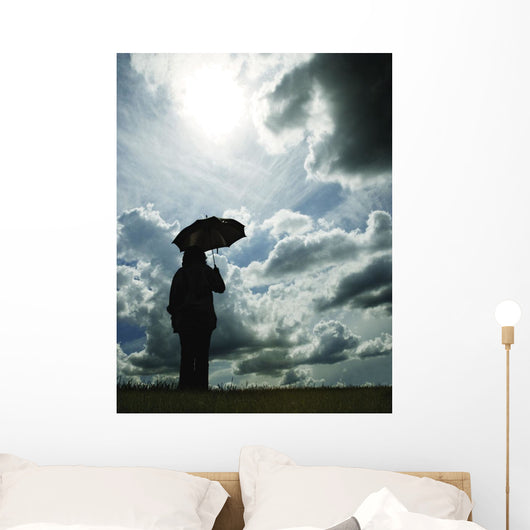 Outside In The Storm Wall Mural