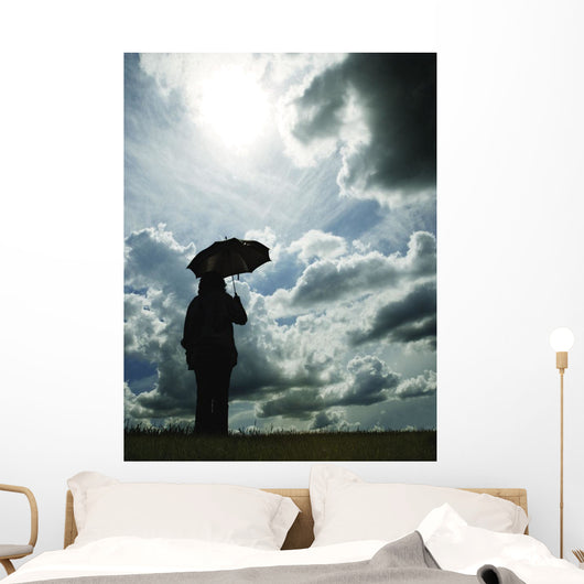 Outside In The Storm Wall Mural