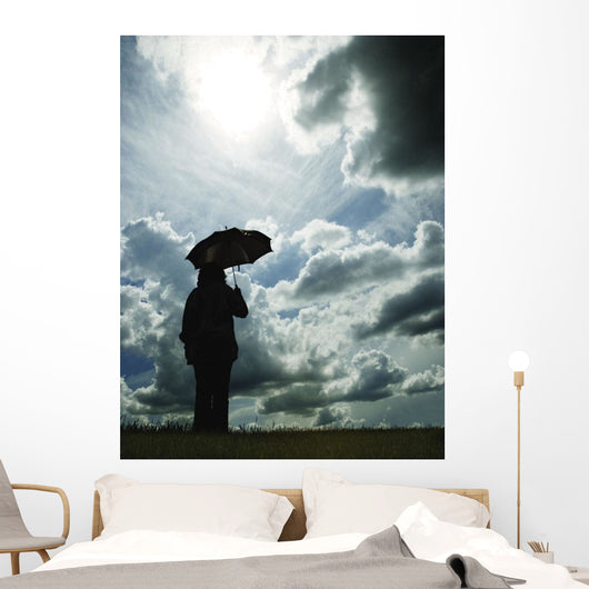 Outside In The Storm Wall Mural