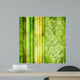 Green Vintage Striped Paper