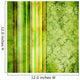 Green Vintage Striped Paper