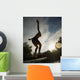 Boy Jumping Off Diving Board Wall Mural