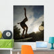 Boy Jumping Off Diving Board Wall Mural