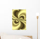 Gold Abstract Wall Mural