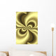 Gold Abstract Wall Mural