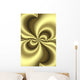 Gold Abstract Wall Mural