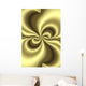 Gold Abstract Wall Mural