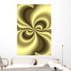 Gold Abstract Wall Mural