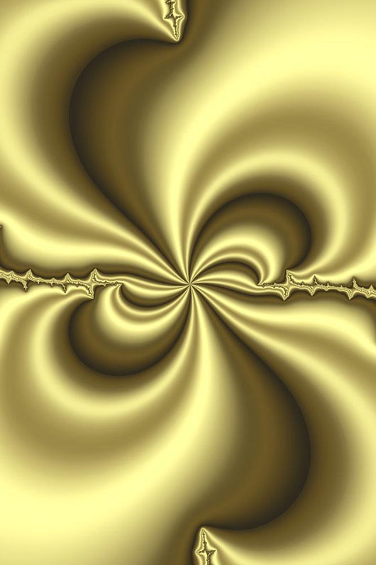 Gold Abstract Wall Mural