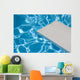 Empty Diving Board And Water Wall Mural