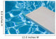 Empty Diving Board And Water Wall Mural