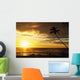 Sunrise With Palm Trees Wall Mural