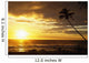 Sunrise With Palm Trees Wall Mural