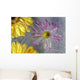 Flower Blossoms Under Ice Wall Mural