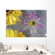 Flower Blossoms Under Ice Wall Mural
