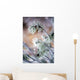 Frost On Pine Tree Branches Wall Mural
