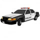 Police Car Wall Decal