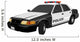 Police Car Wall Decal