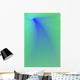 Blue And Green Abstract Wall Mural