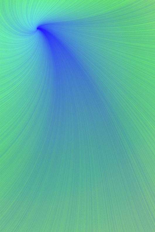 Blue And Green Abstract Wall Mural