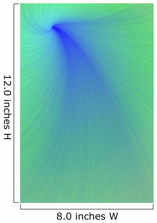 Blue And Green Abstract Wall Mural