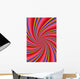 Rainbow Swirls Wall Mural