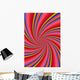 Rainbow Swirls Wall Mural