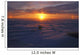 Polar Bear In Arctic Sunset Wall Mural