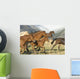 Horses Running Wall Mural
