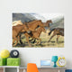 Horses Running Wall Mural