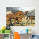 Horses Running Wall Mural