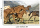 Horses Running Wall Mural