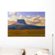 Mountain And Farmer's Field Wall Mural