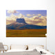 Mountain And Farmer's Field Wall Mural