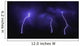 Lightning Over City At Night Wall Mural