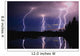 Lightning Storm Over A Lake Wall Mural