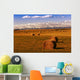 Hay Bales Wall Mural