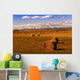 Hay Bales Wall Mural