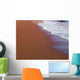 Red Sandy Beach Wall Decal
