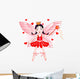 Little Red Fairy Wall Decal