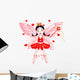 Little red fairy Wall Decal
