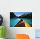 Canoe On Lake Louise In Alberta, Canada Wall Mural