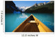 Canoe On Lake Louise In Alberta, Canada Wall Mural
