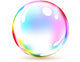 Vector of multicolored bubble Wall Decal